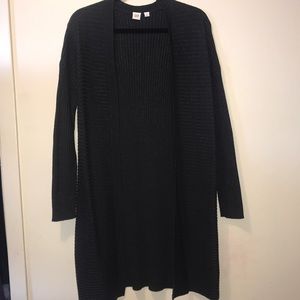 Long Sleeve Grey Knit Gap Cardigan